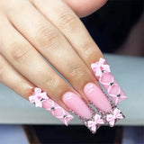 Pink 3D Bow Gems