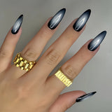 Blue Black Ombre