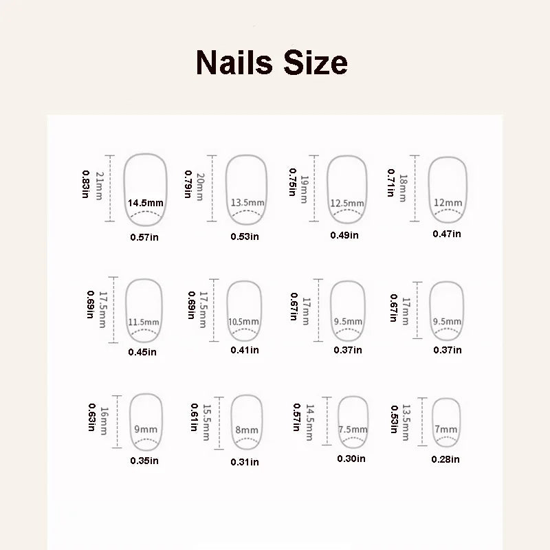 24pcs/set cat eyes fake nails for women Oval nail tips with moon star printing french style full cover press on false nails art