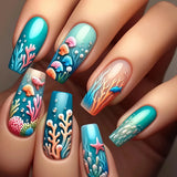 Teal Coral Reef