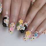 Cat & Star Pastel