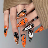 Orange Black Stripe