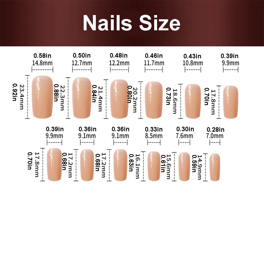 Medium fake nails for women Gradient blush pink shimmer cat eyes Holographic Plated french sqaure nail tips press on false nails