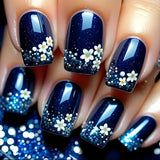 Navy White Blossom