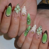 Green Petal Chrome