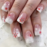 Red Snowflake French
