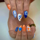 Blue Orange Bloom
