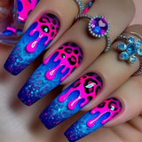 Blue Pink Drip