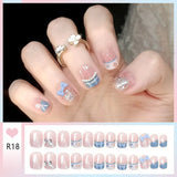 Blue Flower Sheer