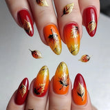 Orange Autumn Leaf