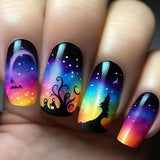 Rainbow Night Sky