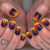 Black Rainbow Flame