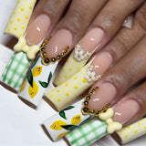 Yellow Gingham Lemon