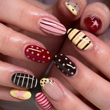 Brown Star Stripe