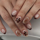 Brown Flower French