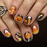 Candy Corn Pumpkin