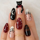Wine Cat Moon