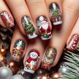 Santa Christmas Scene