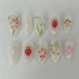 White Pink Petal