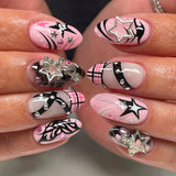 Pink Black Star