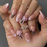 Pink Bow Leopard