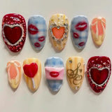 Red Lips Heart