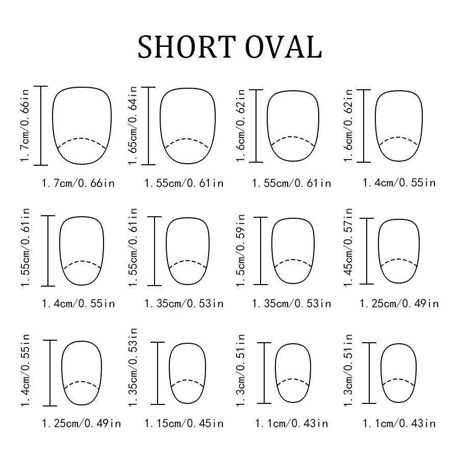 Star & Stripe Blush Y2K Press-On Nails – Short Almond, 24 Pcs