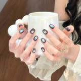 Grey Black Cat Eye