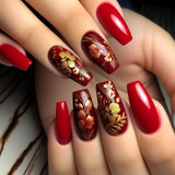 Red Gold Leaf