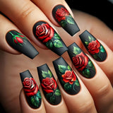 Black Red Rose Matte