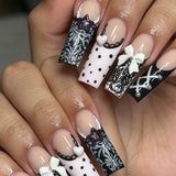 Black Lace Bow