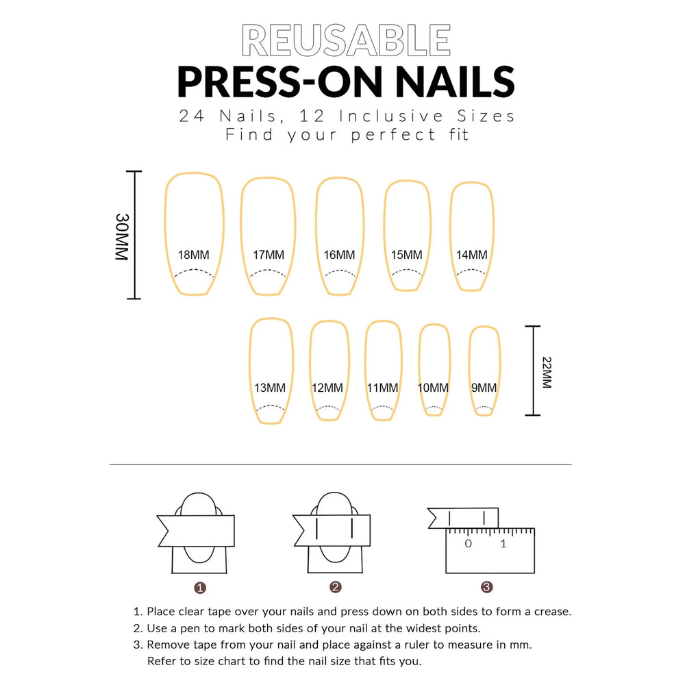 Neon Graffiti Halloween French Press-On Nails – Long Coffin, 24 Pcs