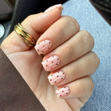 Nude Brown Dot