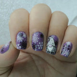 Purple Snow Night