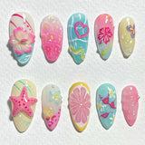 Pastel Starfish Floral