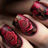 Red Rose Gold Line