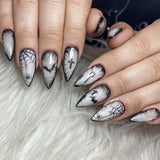 Silver Web Bow
