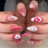 Pink Flower Dot Tip