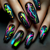 Black Neon Streak