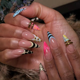 Rainbow Stripe Star