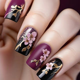 Burgundy Black Blossom