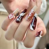 Burgundy Bow Plaid