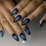Navy Black Ombre
