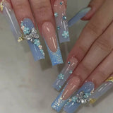 Blue Snowflake Gem