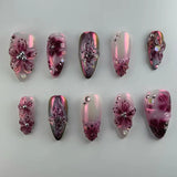 Wine Bloom Sheer