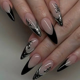 Black Silver Swirl