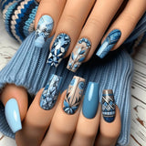 Blue Denim Floral