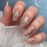 Nude Chrome Swirl