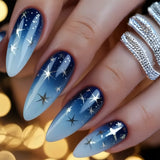 Blue Star Glitter