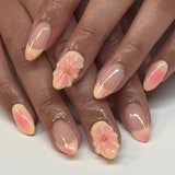 Peach Floral Almond